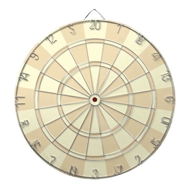 Cream Beige Dartboard (Front)