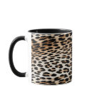 Cream Black Leopard Print