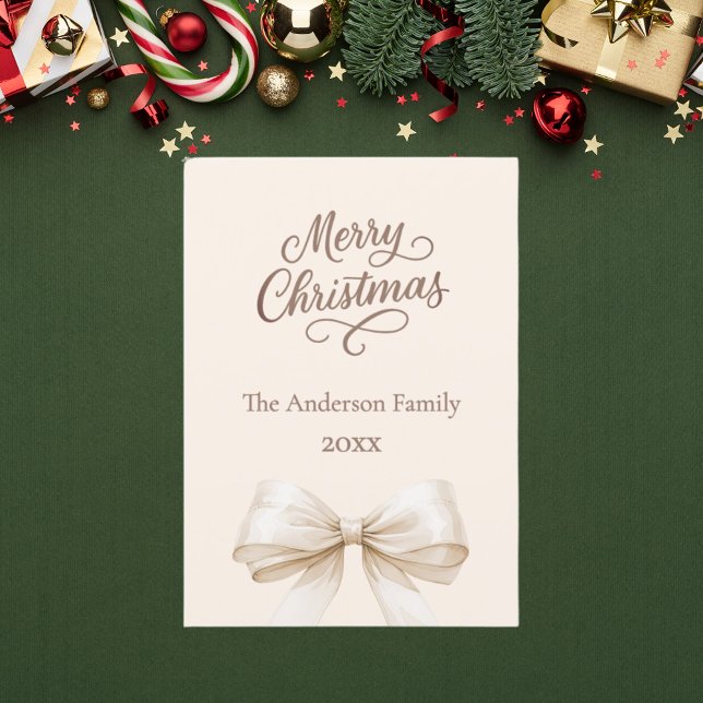 Cream bow mocha Christmas (Creator Uploaded)