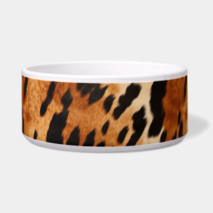 Cream Brown Cowhide Animal