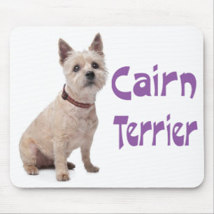 Cream Cairn Terrier Puppy Dog Love Mousepad