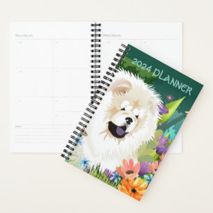 CREAM CHOW 2024 Daily Planner customise text