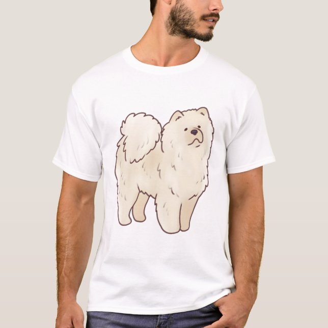 Cream chow chow Magic T-Shirt (Front)