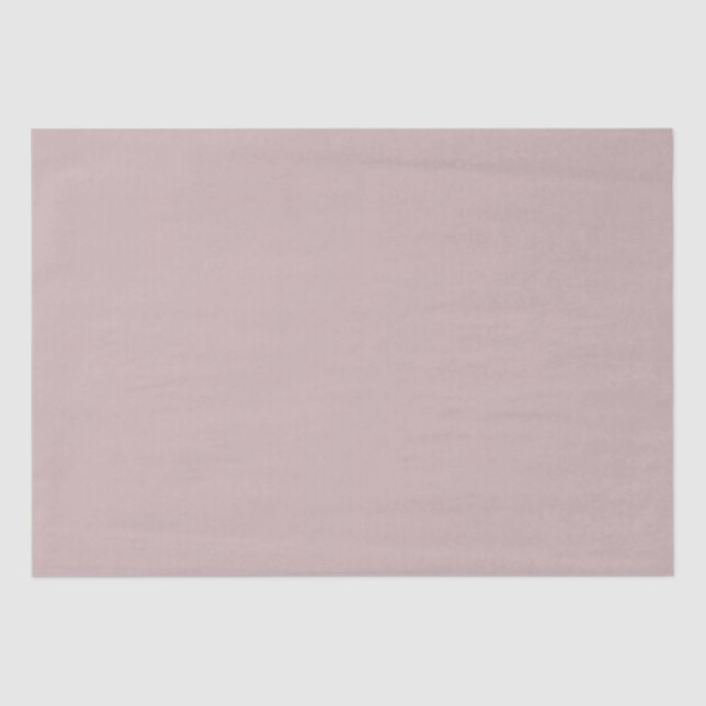 Cream Clay Mauve Wedding Tissue Paper (Front)