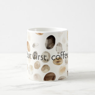 Cream Coffee Beans Coffee Mug
