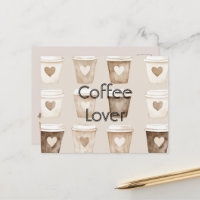 Cream Coffee Heart Cups