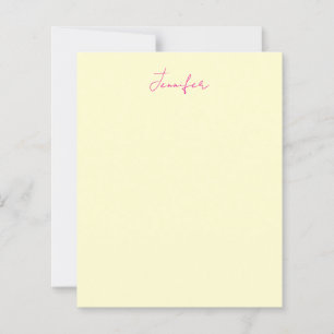 Cream colour elegant modern minimalist plain name