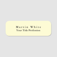 Cream Colour Plain Elegant Professional Modern
