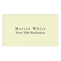 Cream Colour Plain Elegant Professional Modern