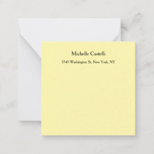 Cream Colour Professional Unique Classical Card