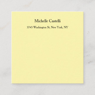 Cream Colour Professional Unique Classical Enclosure Card