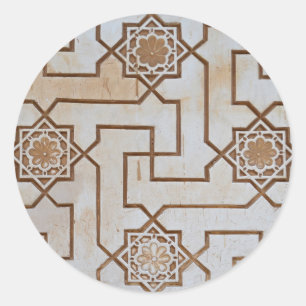Cream Coloured Arabesque Stickers
