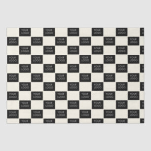 Cream Company Business Logo Packaging Tissue Paper