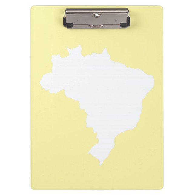 Cream Festive Brazil at Emporio Moffa Clipboard (Front)