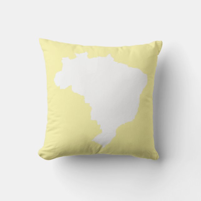 Cream Festive Brazil Cushion (Front)