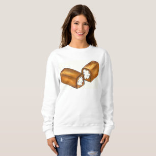 Cream Filled Junk Food Snack Cake Sweatshirt