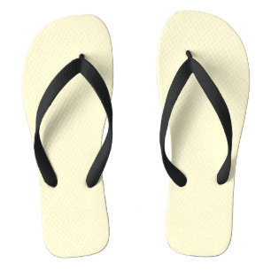 Cream Flip Flops
