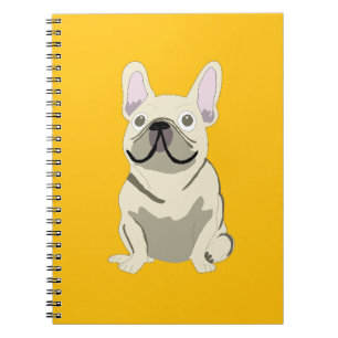 Cream French Bulldog, Notebook