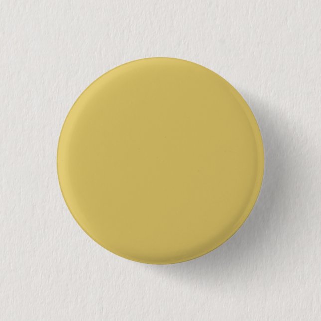 Cream Gold Solid Colour 3 Cm Round Badge (Front)