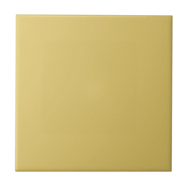 Cream Gold Solid Colour Tile (Front)