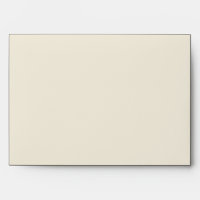 Cream Gold Vintage Pinstripe Wedding Envelope