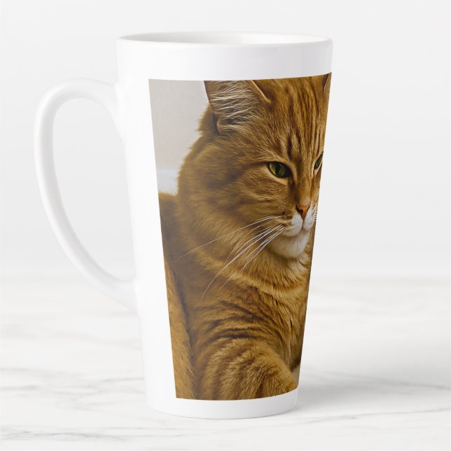 Cream Kitten Dream Latte Mug (Left)