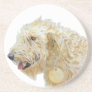 Cream Labradoodle Coaster