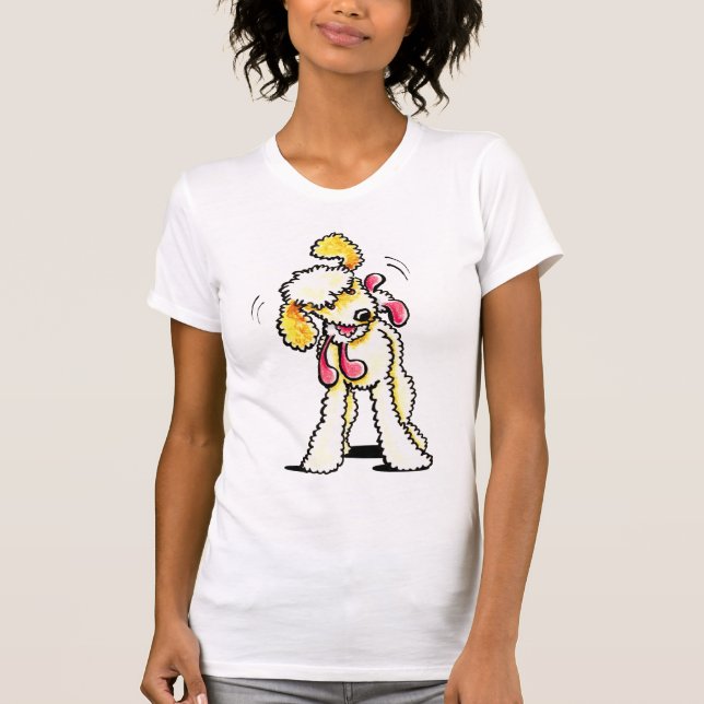 Cream Labradoodle Playtime T-Shirt (Front)