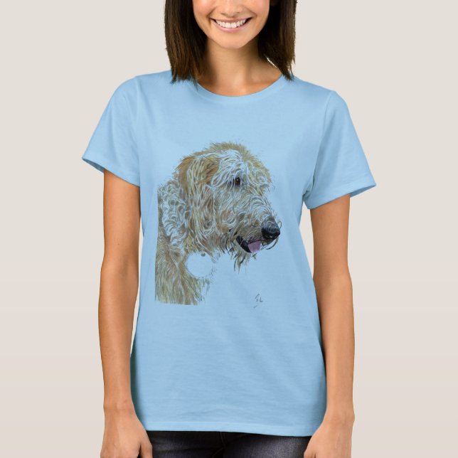 Cream Labradoodle T-shirt (Front)