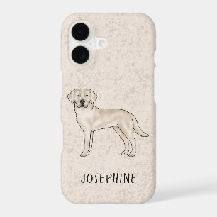 Cream Labrador Retriever Cute Lab Dog Custom Name