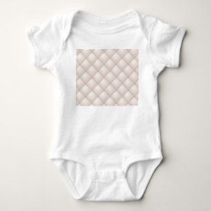 Cream leather, vintage upholstery texture. baby bodysuit