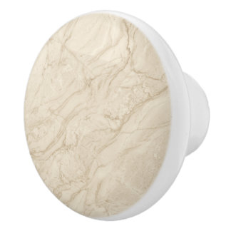 Cream Marble Soft Minimal Modern Design Ceramic Knob