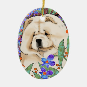 CREAM OF THE CROP pendant Ceramic Tree Decoration