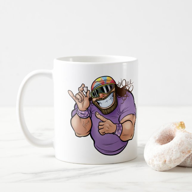 Cream of the Crop Pro Wrestler Coffee Mug (With Donut)