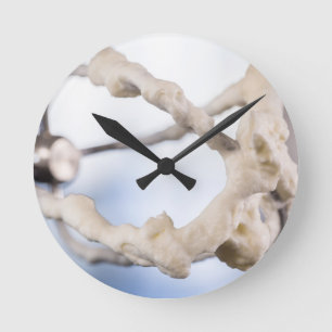 cream on a blender Macro Round Clock