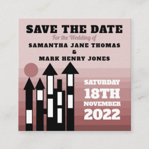 Cream Oriental Palace, Save the Date Enclosure Card