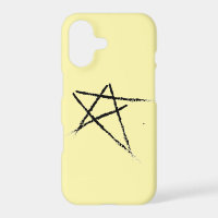 Cream Pentagram iPhone Case Mate Gothic Witchy