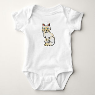 Cream Point Tabby Birman / Ragdoll Cat Baby Bodysuit