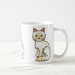 Cream Point Tabby Birman / Ragdoll Cat Coffee Mug