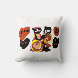 Cream puff valentine's day dance cushion