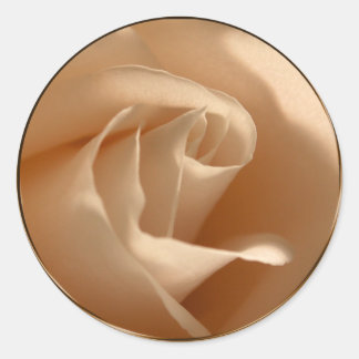 Cream Rose Wedding Envelope Seal
