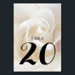 Cream Rose Wedding Table Number Cards<br><div class="desc">Brides will love this beautiful antique cream rose wedding table number cards. A versatile template to create your own wedding items and keepsakes. Photography by Elke Clarke Images ©</div>