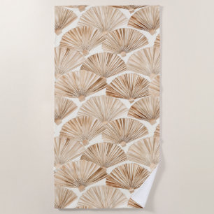 Cream Sand Beach Fans Towel