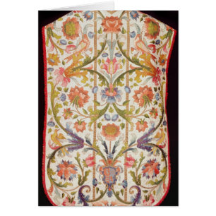 Cream satin chasuble, Naples, late 17th century