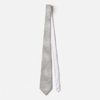 Cream Sequin Effect Tie