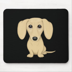 Cream Short Haired Dachshund Mouse Mat