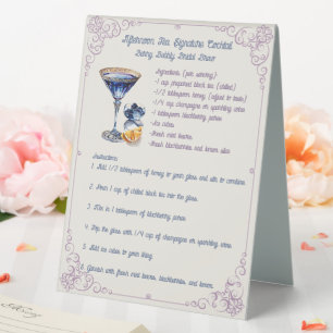 Cream Signature Cocktail: Berry Bubbly Bridal Brew