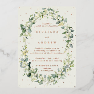 Cream Snowberry+Eucalyptus Wedding Reception Only