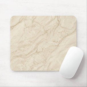 Cream Stone Marble Elegant Soft Modern Style Mouse Mat