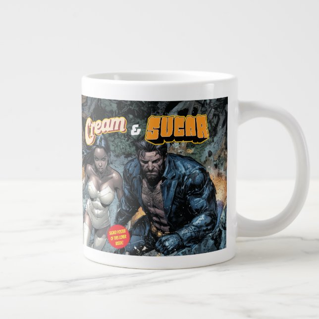 Cream & Sugar Large Coffee Mug (Right)